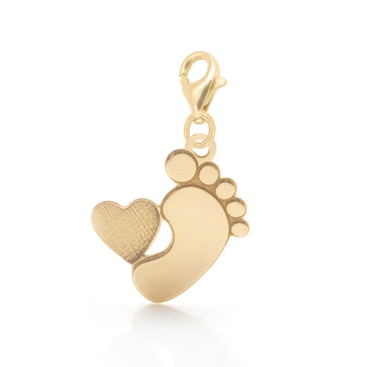 Charm "Babyfuß" - Erinnerungsjuwel